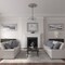 Ekena Millwork Jackson Ceiling Medallion (Fits Canopies up to 13 1/2"), 32 3/4"OD x 2 1/2"P, Pearl White CM32JAPWS - alternate 4